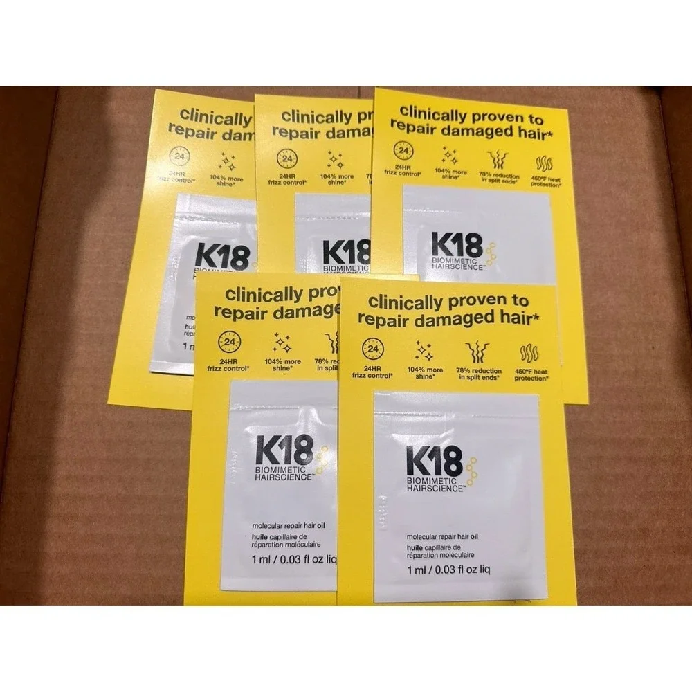 K18 molecular‎ repair hair oil travel
